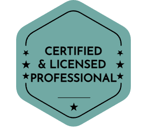 Certified and Licensed Professionals Badge